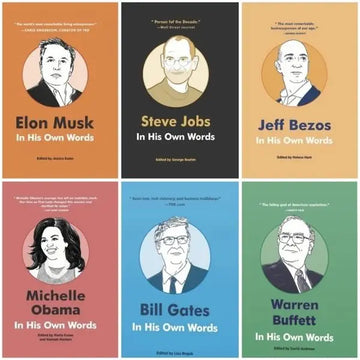 Set of 6 Books of Most Famous Personalities In their own Words EnglishBookHouse